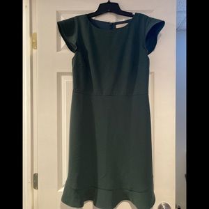Hunter green LOFT dress
